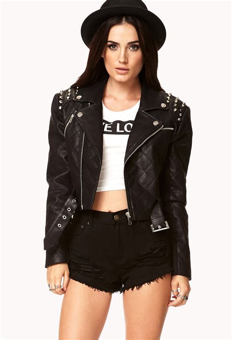 Offering jeans, tops, <strong>jackets</strong>, shorts, shoes and swimwear, we are committed to providing trends and styles inclusive to all. . Leather jackets forever 21